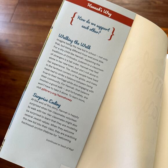 PJ Library Hannah's Way Jewish Paperback Book - Picture 2 of 9